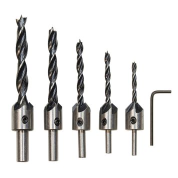 Senkkausteräsarja Tamo 4/5/6/8/10 mm 5 kpl/pkt