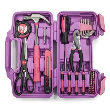 Työkalusetti Tamo pinkki 39-os