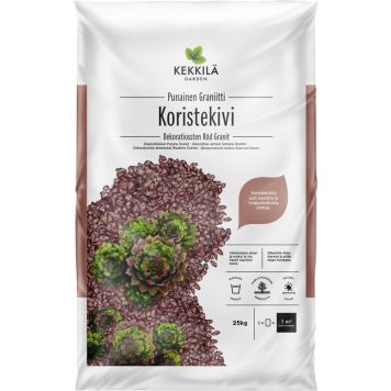 Koristekivi Kekkilä Punainen Graniitti 25 kg