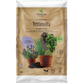Yrttimulta Kekkilä luonnonmukainen 6 l