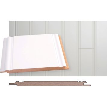 Kattopaneeli Maler E0 STK MDF Valkoinen 10 x 160 x 2070 mm