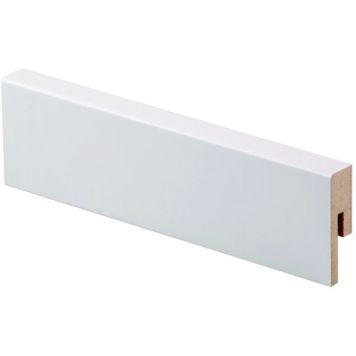 Jalkalista Maler Aava R2 12 x 42 x 2750 mm MDF Valkoinen