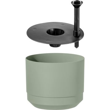 Kestokasteluruukku Orthex Pauliina oliivinvihreä 14 cm