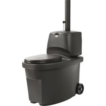 Kuivikekäymälä erotteleva Biolan tummanharmaa