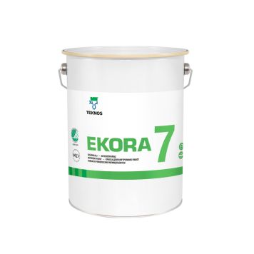 Sisämaali Teknos Ekora 7 Valkoinen