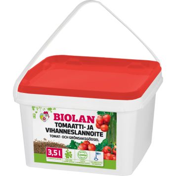 Tomaatti- ja vihanneslannoite Biolan 3,5 l