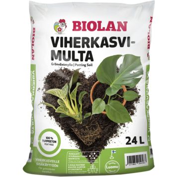 Viherkasvimulta Biolan 24 l turpeeton