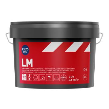 Kevyttasoite Kiilto Pro LM 3 l