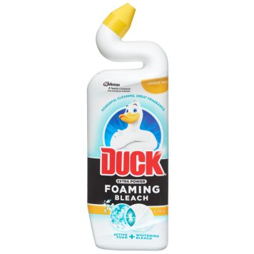 WC-puhdistusaine Duck Extra Power Foaming Bleach Citrus 750 ml