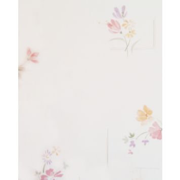 Kuitutapetti Sandudd Isoäidin Aikaan Valkoinen/keltaiset kukat