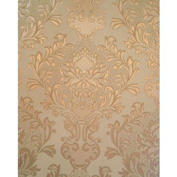 Kuitutapetti Sandudd Isoäidin Aikaan Ruskea/kulta Ornamentti