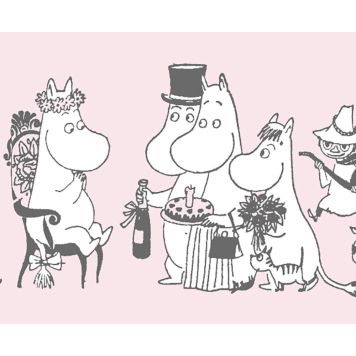 Boordi Sandudd Muumihahmot 10 m x 10,8 cm Vaaleanpunainen