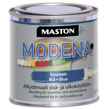 Alkydimaali Maston Modena Sininen 250 ml