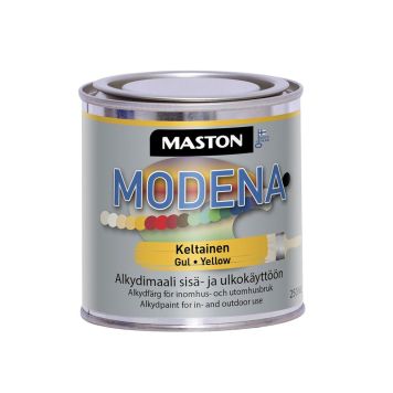 Alkydimaali Maston Modena Keltainen 250 ml