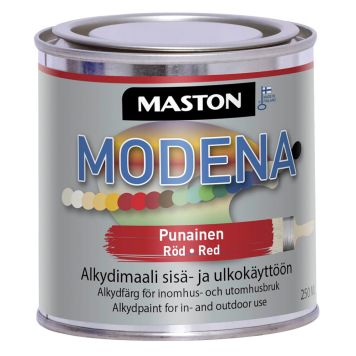 Alkydimaali Maston Modena Punainen 250 ml