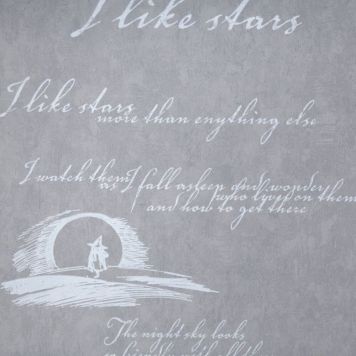 Kuitutapetti Sandudd Moomin Nuuskamuikkunen Harmaa/Valkoinen