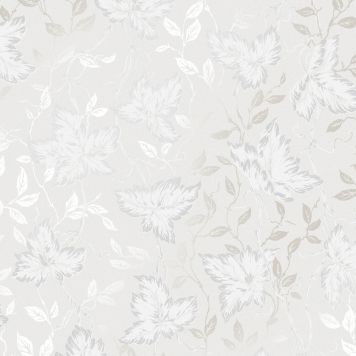 Kuitutapetti Sandudd Rantaniitty Viinimarja Valkoinen