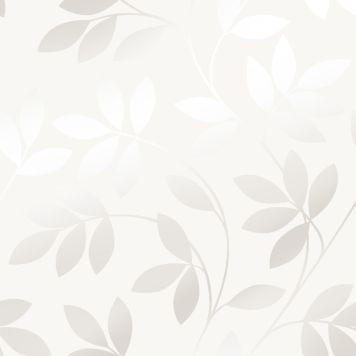 Kuitutapetti Sandudd Rolleri 11 Lehdet Kiiltävä valkoinen
