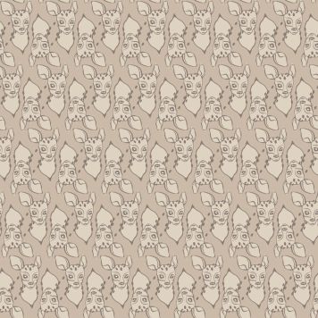 Kuitutapetti Ivana HKI Ruskea/Vaaleanruskea Bambi