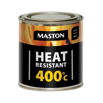 Kuumakestomaali Maston Heat Resistant 400 °C Musta