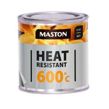 Kuumakestomaali Maston Heat Resistant 600 °C Hopea