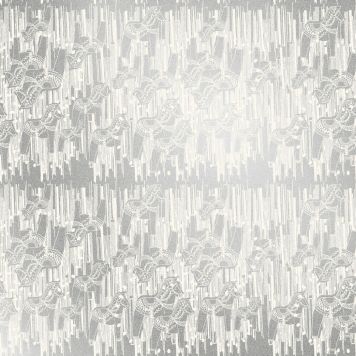 Kuitutapetti Ivana HKI Hopea/Valkoinen Hevonen