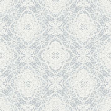 Kuitutapetti Belle Harmaa/hopea