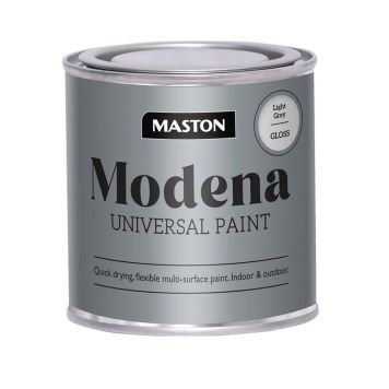 Modena Maston alkydimaali 250 ml Vaaleanharmaa