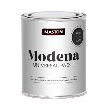 Modena Maston alkydimaali 1 l Mattavalkoinen