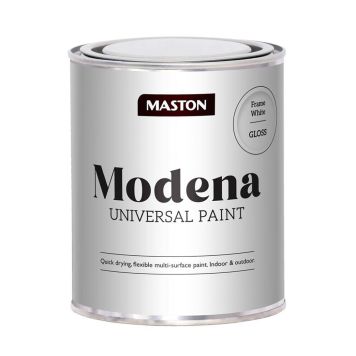Modena Maston alkydimaali 1 l Listavalkoinen