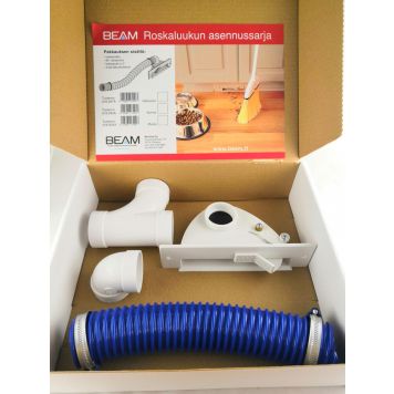 Roskaluukkuasennelma Beam Valkoinen