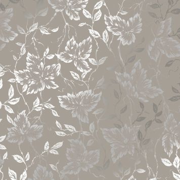 Kuitutapetti Sandudd Rantaniitty Viinimarja Tumma Beige