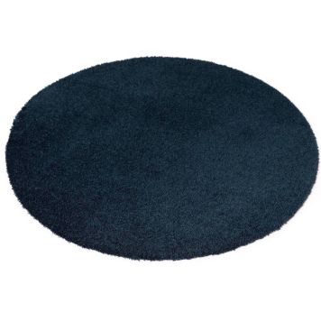 Nukkamatto Sandudd tummansininen Ø 80 cm