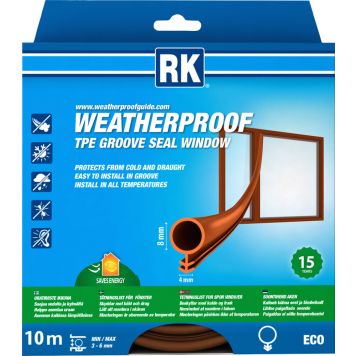 Uratiiviste Ikkuna RK 8 mm 10 m Ruskea