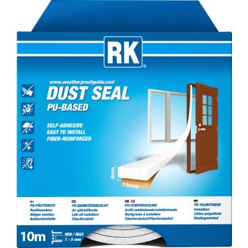 PU-pölytiiviste RK 6 x 15 mm 10 m