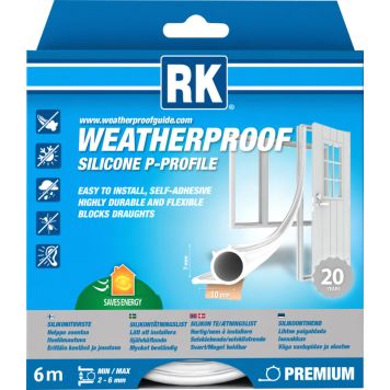 Silikonitiiviste RK 7 mm 6 m