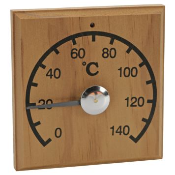 Saunan lämpömittari Saunia Ruskea 12 x 12 cm