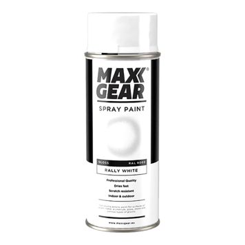 Spraymaali Maxx Gear RAL 9003 kiiltävä valkoinen 400 ml
