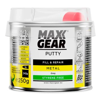 Metallikitti Maxx Gear harmaa 250 g