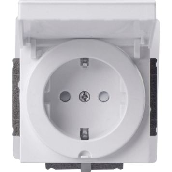 Pistorasia ABB 20EK-84P 1-Os Läppäkannella Valkoinen