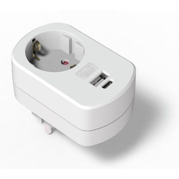 Airam USB Adapteri USB + USB C 3,4 A