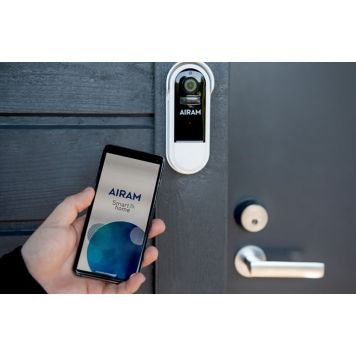 Ovikello Airam Smart Valkoinen