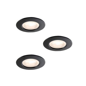 Alasvalo Airam Fio Fix IP44 Musta 3 kpl