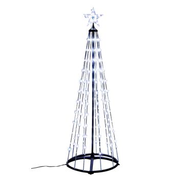 Joulupuu Airam Visa ajastimella RGB Ø 50 cm x 1,5 m