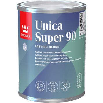 Uretaanialkydilakka Tikkurila Unica Super Kiiltävä