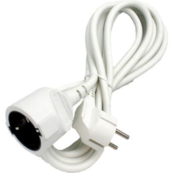 Sisäjatkojohto Opal 1,5 m Valkoinen