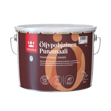 Öljypohjainen Punamaali Tikkurila 10 l