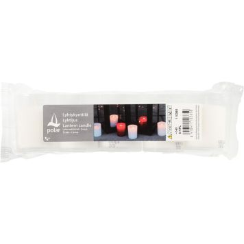 Lyhtykynttilä valkoinen 5 kpl