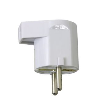 Pistotulppa Opal 16A 90° IP20 Valkoinen