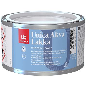 Ovi- ja ikkunalakka Tikkurila Unica Akva Puolikiiltävä